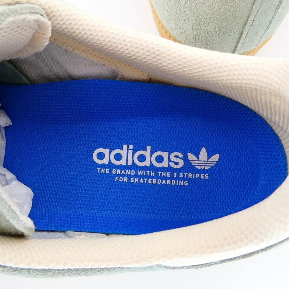Samba Adidas Men's US 10.5 Originals Adv Silver Green Wonder White Shoes JP5859